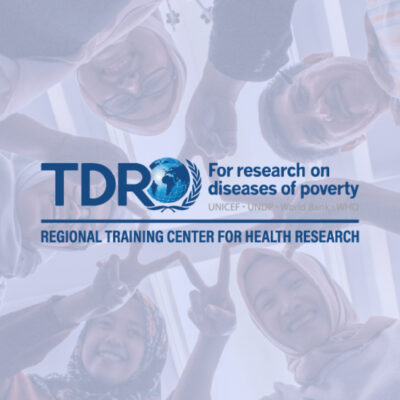 Regional Training Center for Health Research Contribution towards evidence-based disease Control Policy and practice in South Asia by improving the activity of reasearch for diseases in South East Asia