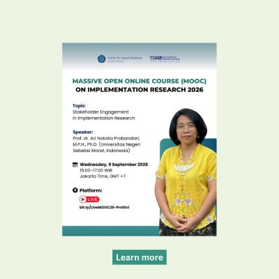 Stakeholder Engagement in Implementation Research | Prof. Ari Natalia Probandari, dr., MPH., Ph.D.